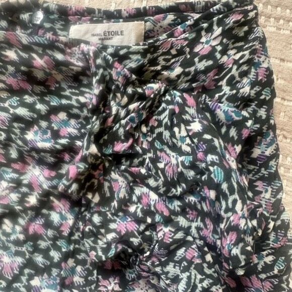 Isabel Marant Etoile Angelica Mini Skirt Floral Print Size 36/S - Picture 3 of 4